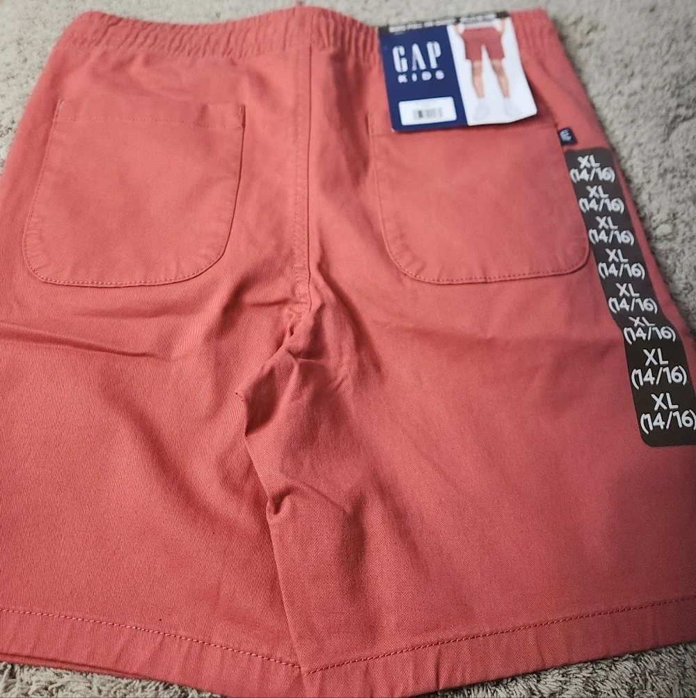 Gap Kids Boys Pull On Woven Short Rust Red XL (14/16)